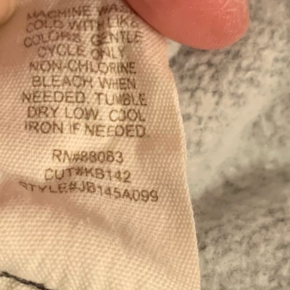 Rewash Cotton Blend Sweat Pants Elastic Cuffs and Waist with Draw String Gray - Picture 9 of 9